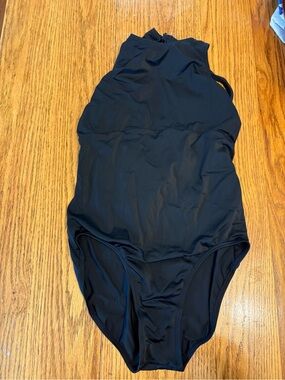 Classic Black One-Piece dance leotard